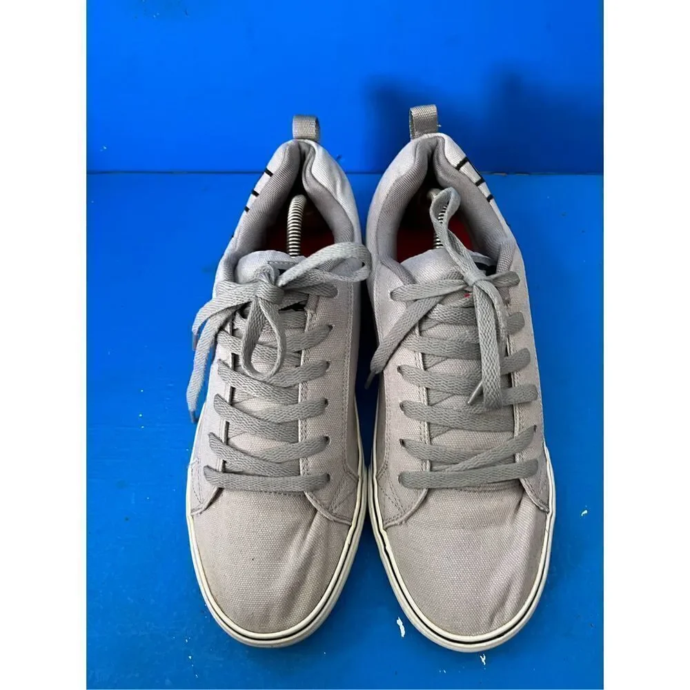 DC Shoes Pure Men’s Size 10 Grey Skateboard Shoe (303354) Low Top Athletic